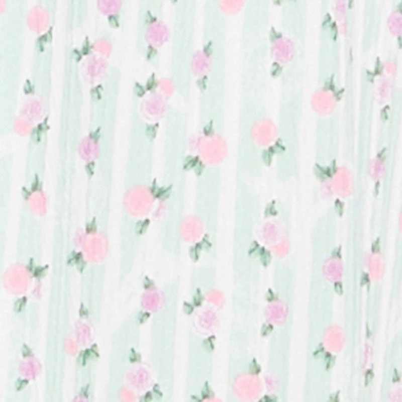 Plus Ditsy Floral Tie Shoulder Sleep Dress