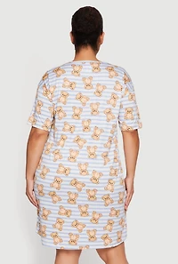 Plus I Love You More Than Can Bear Graphic Sleepshirt
