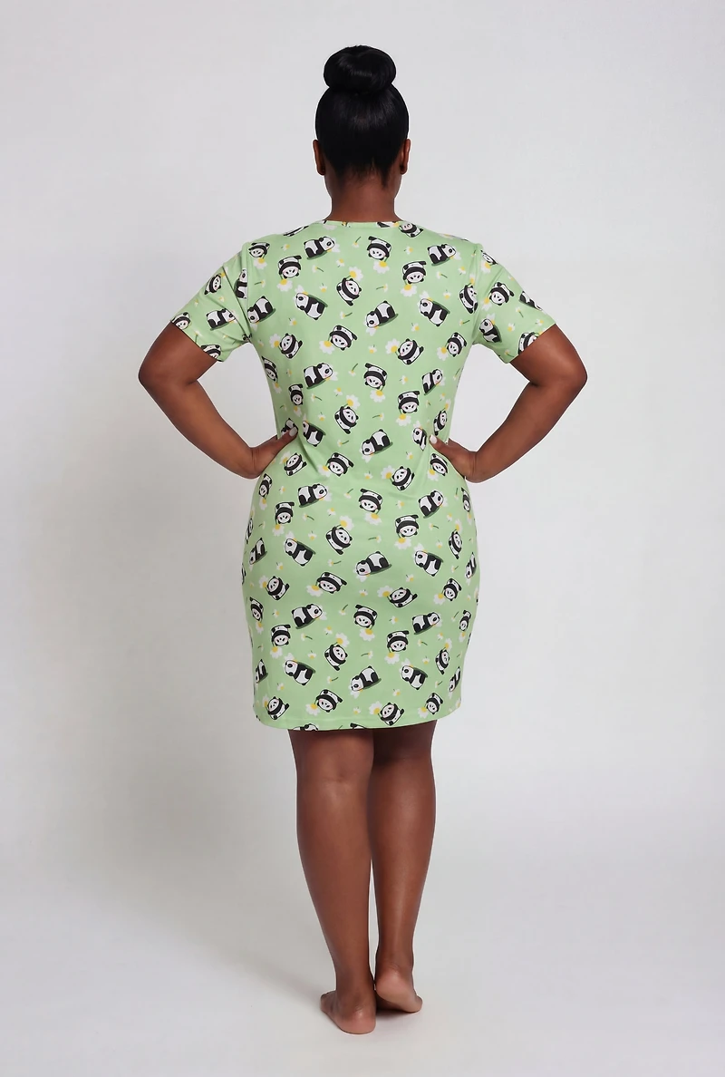 Plus Im Lazy and I Know It Graphic Sleepshirt
