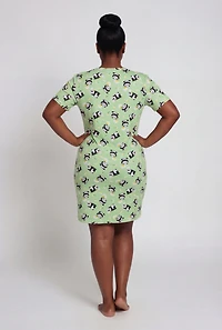 Plus Im Lazy and I Know It Graphic Sleepshirt