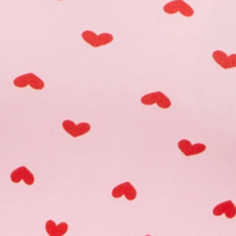 Plus Soft Knit Heart Print Pajama Cami and Pants Set