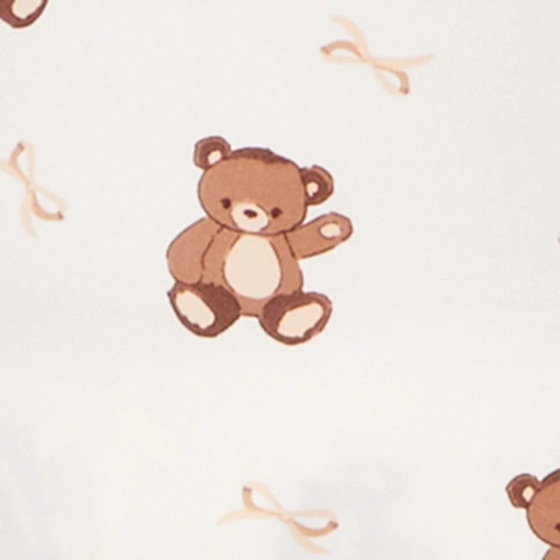 Plus Teddy Bear Print Pajama Cami and Pants