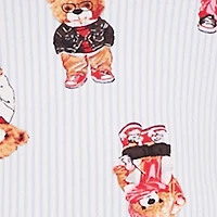 Plus Striped Bear Pajama Cami and Lounge Pants