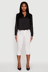 Satin Long Sleeve Shirt