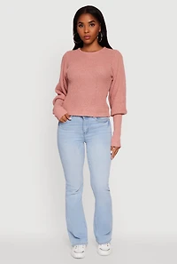 Leg of Mutton Pullover Sweater