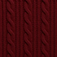 Cable Knit Mock Neck Long Sleeve Cropped Sweater