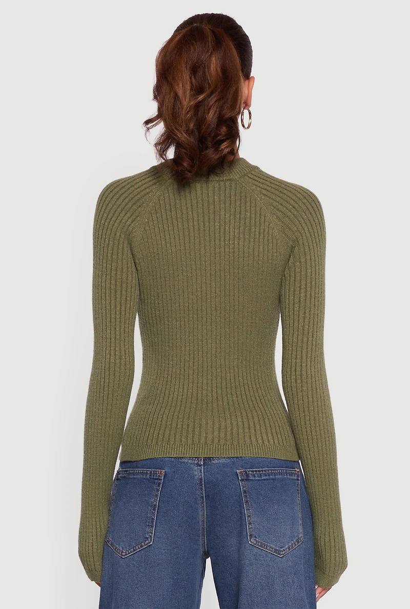 Cable Knit Long Sleeve Crew Neck Pullover Sweater