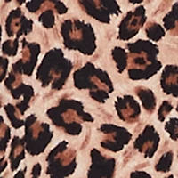 Leopard Print Long Sleeve Button Front Shirt
