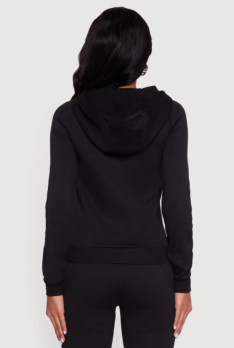 Brooklyn 1977 Fleece Zip Front Hoodie