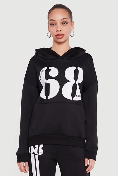 1968 Champ Graphic Pull Over Hooded Sweatshirt