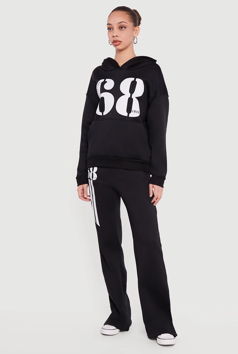 1968 Champ Graphic Pull Over Hooded Sweatshirt