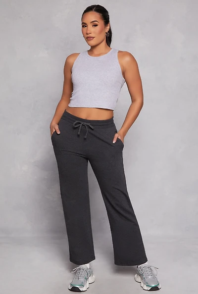 French Terry Straight Leg Sweatpants