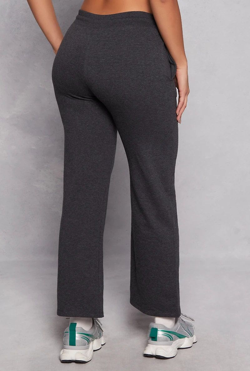 French Terry Straight Leg Sweatpants