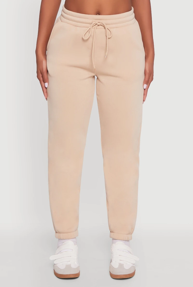 Fleece Sweatpants with Pockets