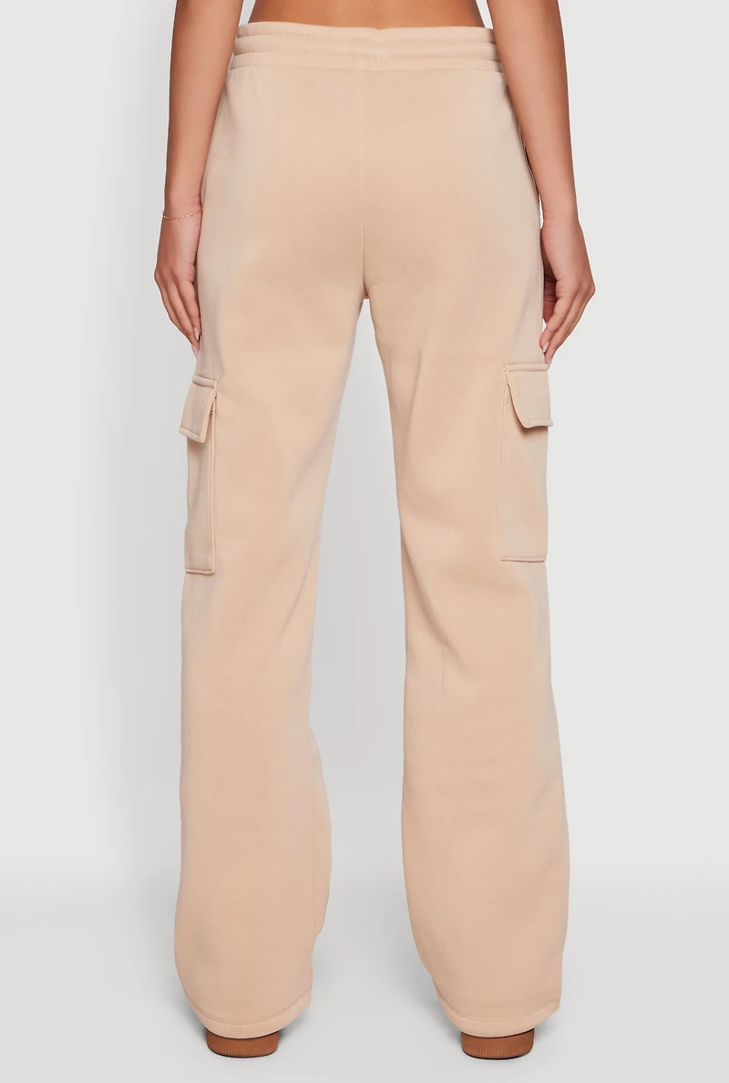 Fleece Cargo Sweatpants