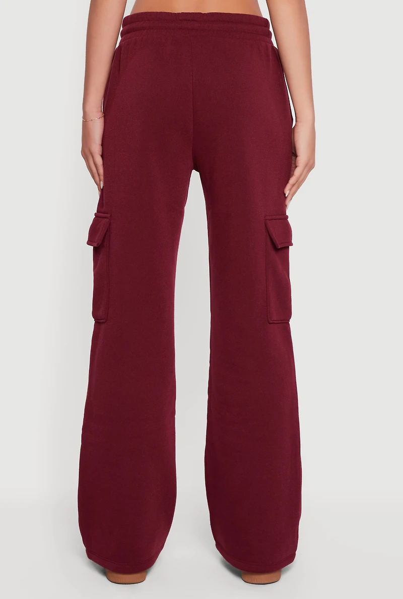 Fleece Cargo Sweatpants