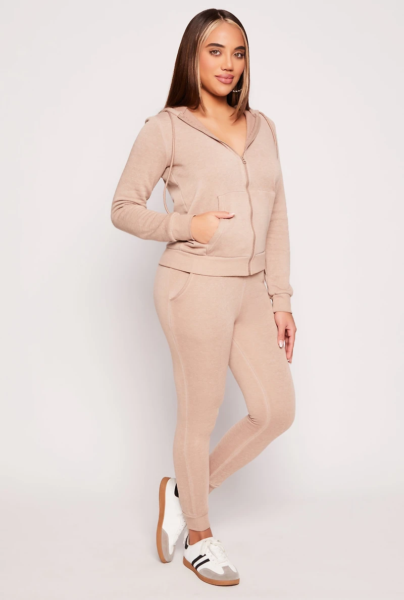 Acid Wash Drawstring Joggers