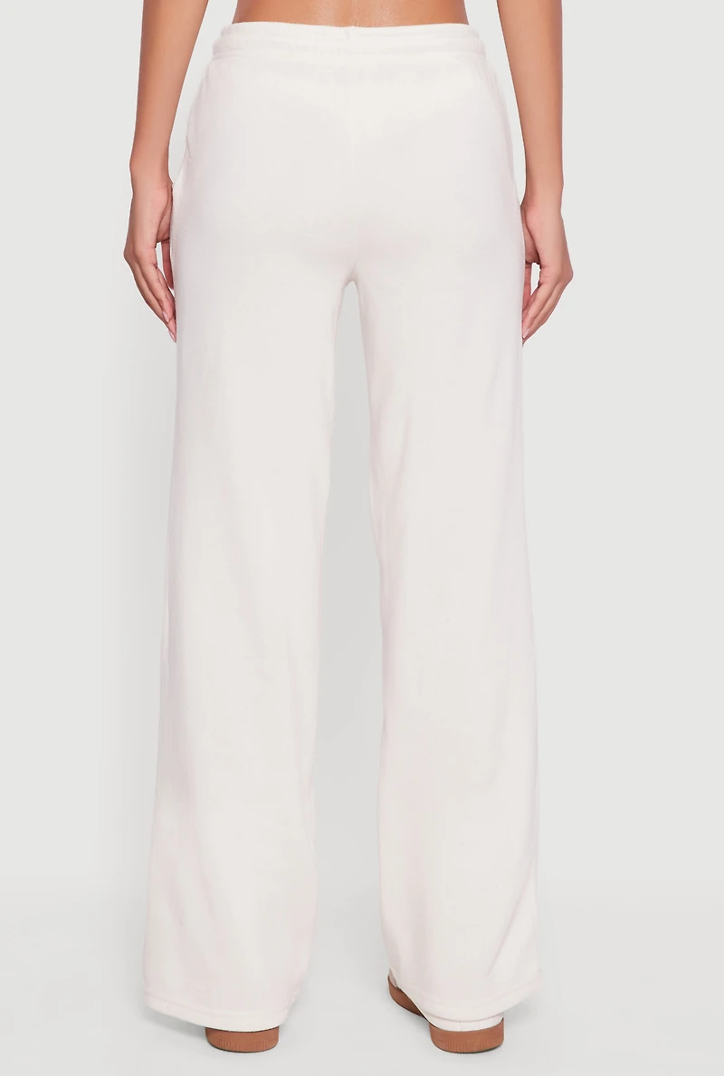 Stripe Detail Drawstring Waist Sweatpants