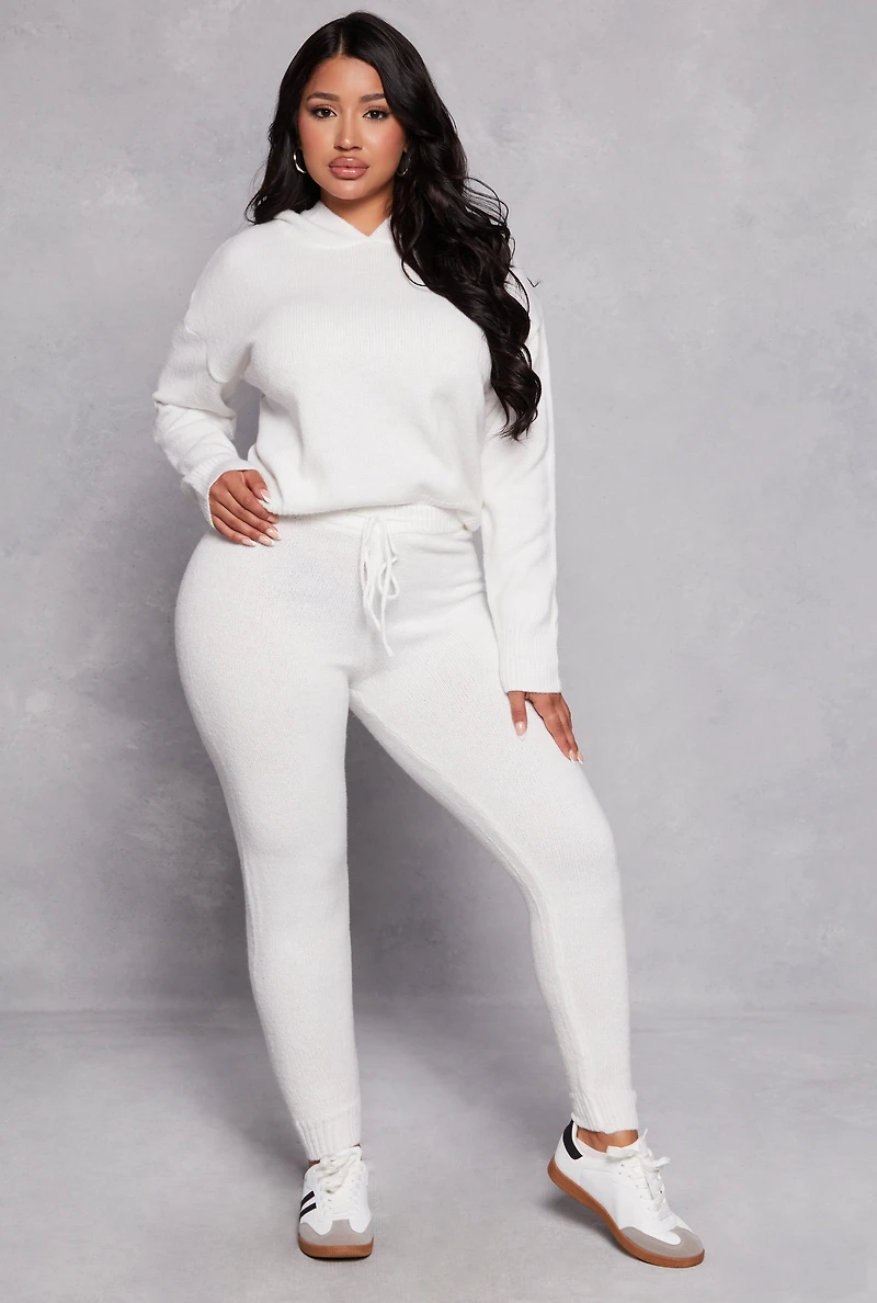 Brushed Knit Drawstring Joggers