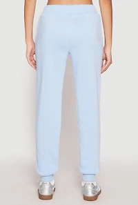 Fleece Lover Bear Graphic Joggers