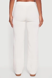 Womens Chicago New York Sweatpants, White, Size L