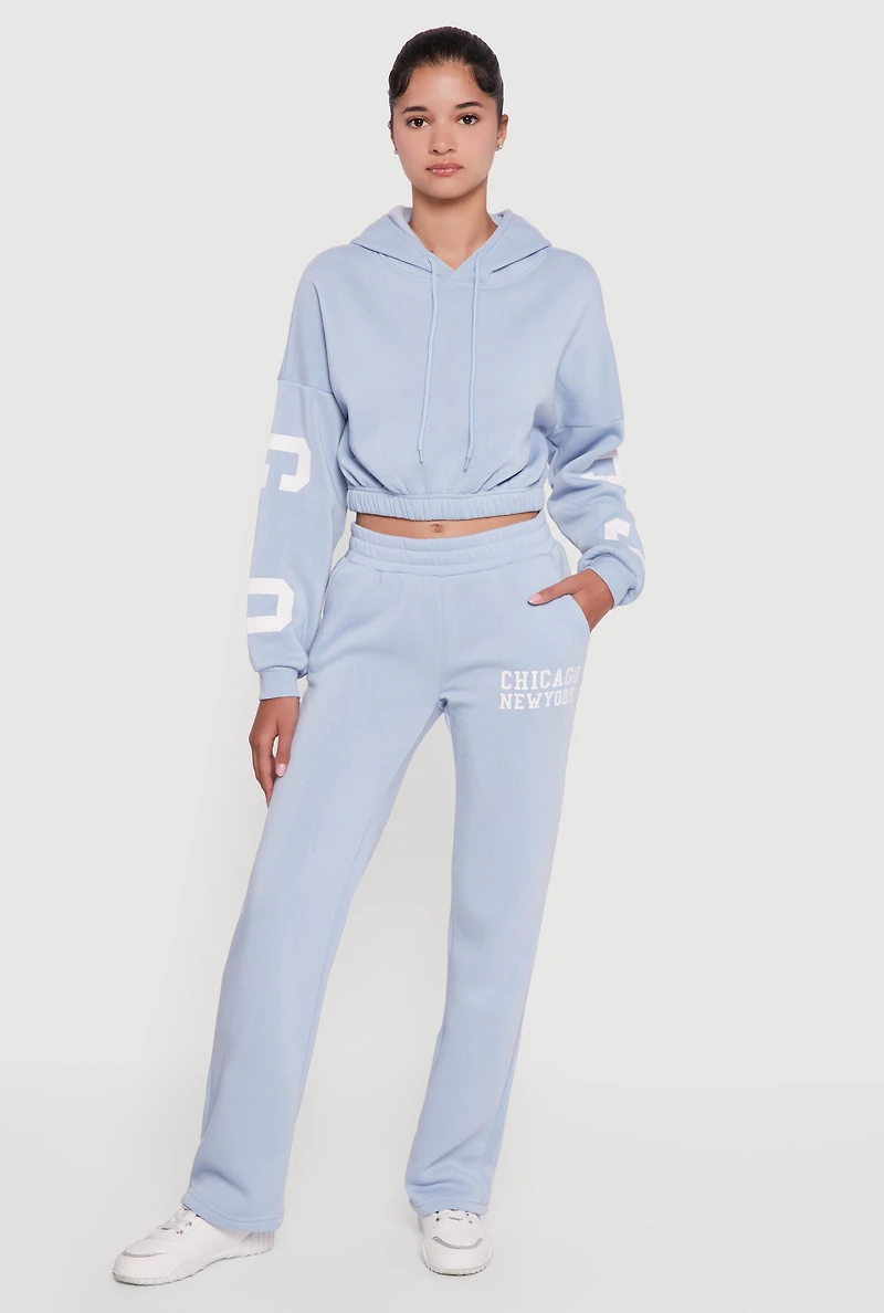Womens Chicago New York Sweatpants,