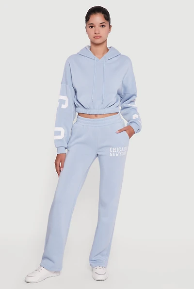 Womens Chicago New York Sweatpants,