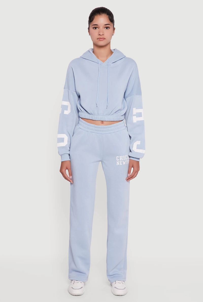 Womens Chicago New York Sweatpants,