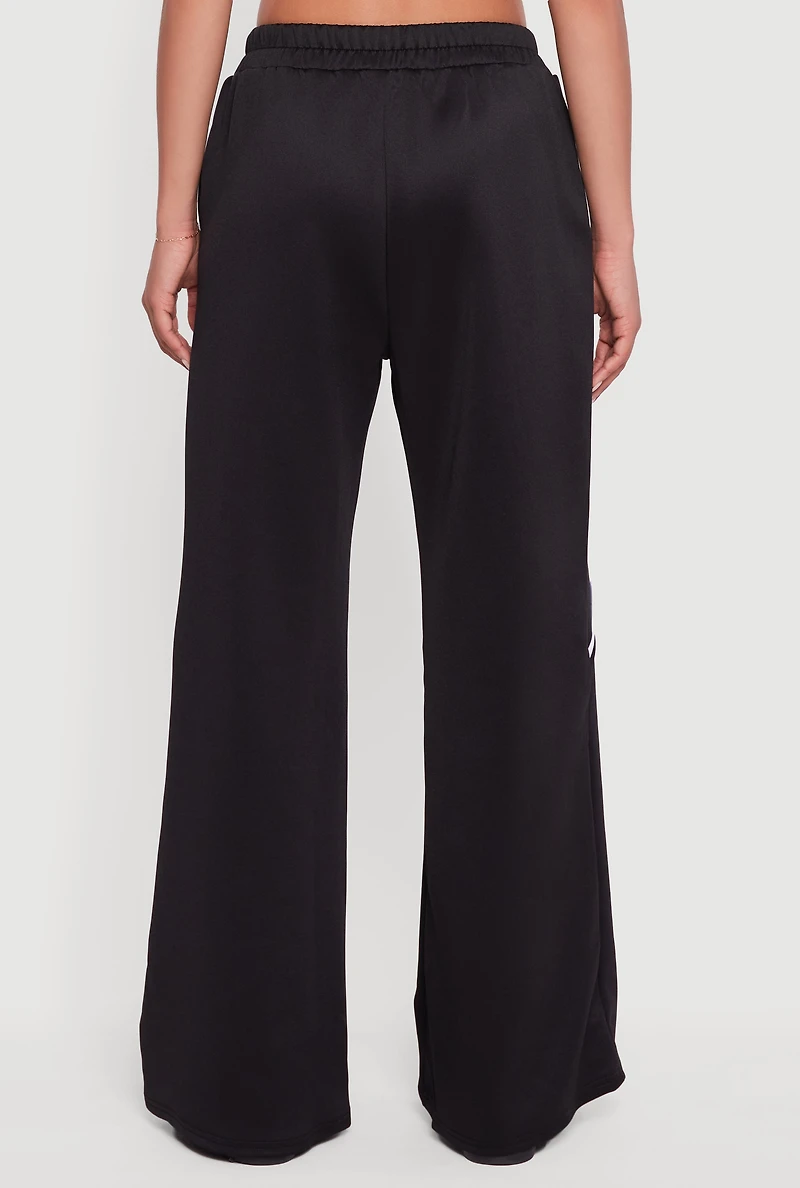 Womens Ari Stripe Detail Scuba Active Pants,