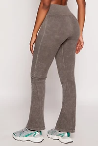 Ribbed Knit Pull On Pants
