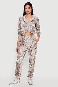 High Waisted Hunter Camo Sweatpants