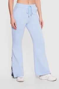 Savage Graphic Zip Hem Boot Cut Sweatpants