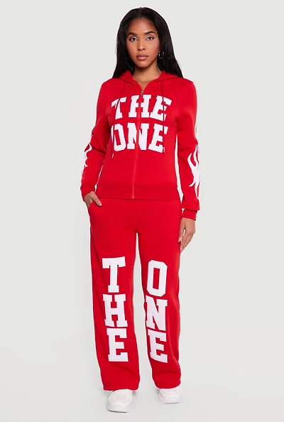 The One Patch Graphic Drawstring Waist Sweatpants