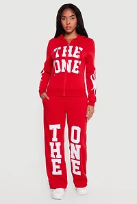 The One Patch Graphic Drawstring Waist Sweatpants