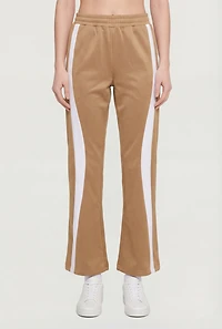 Wavy Contrast Trim Pull On Sweatpants