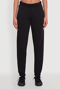 Womens High Waisted Fleece Lined Sweatpants,