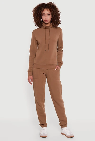 Womens Drawstring Waist Slim Leg Sweatpants,