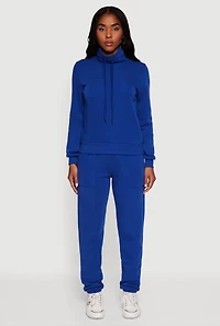 Drawstring Waist Slim Leg Sweatpants