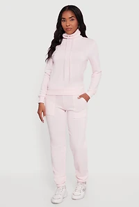 Drawstring Waist Slim Leg Sweatpants