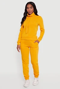 Drawstring Waist Slim Leg Sweatpants