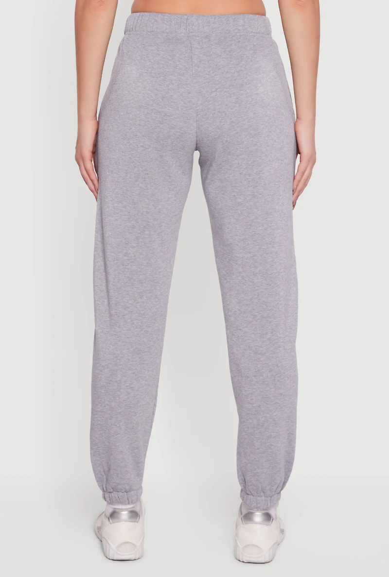 Metallic NYC Graphic Sweatpants