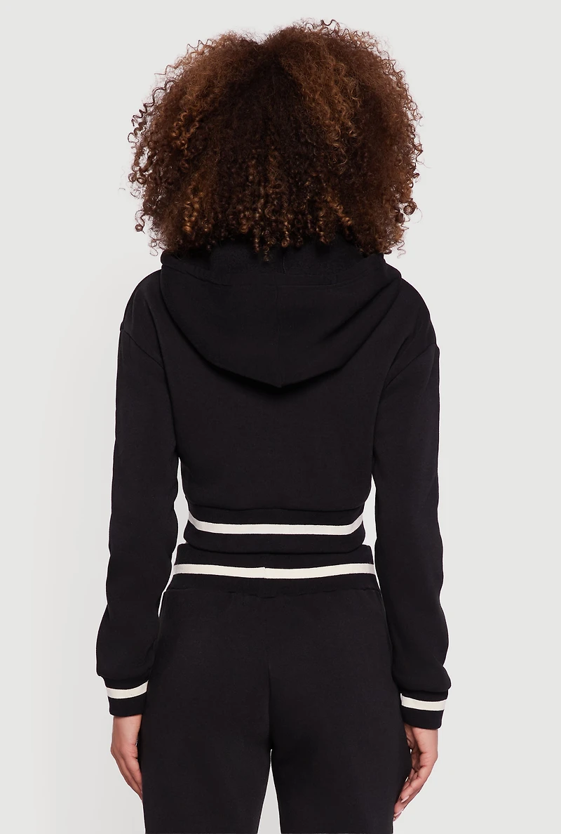 NYC Graphic Fleece Lined Hooded Sweatshirt