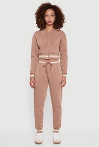 Womens NYC Graphic Fleece Lined Hooded Sweatshirt, M