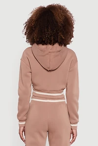 Womens NYC Graphic Fleece Lined Hooded Sweatshirt, M