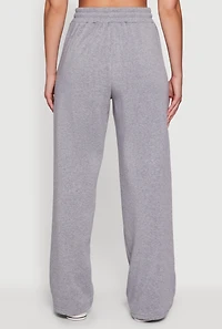 Los Angeles Graphic Drawstring Waist Wide Leg Sweatpants