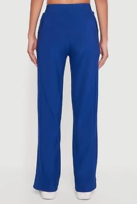 Womens Varsity Stripe Detail Pull On Track Pants,