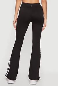 Varsity Stripe Detail Flare Leg Active Pants