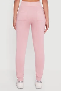 Drawstring Waist Slim Joggers