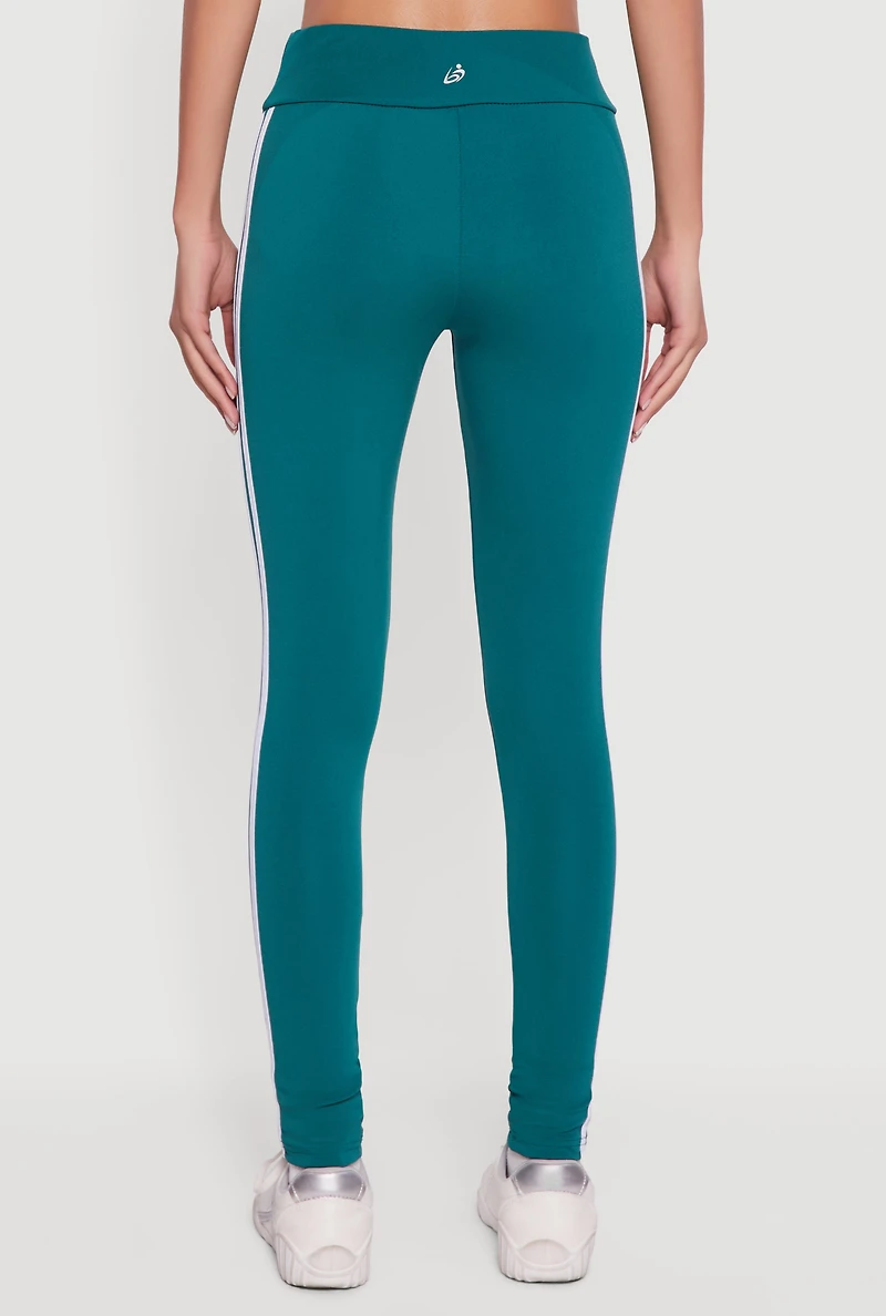 High Waisted Varsity Stripe Leggings