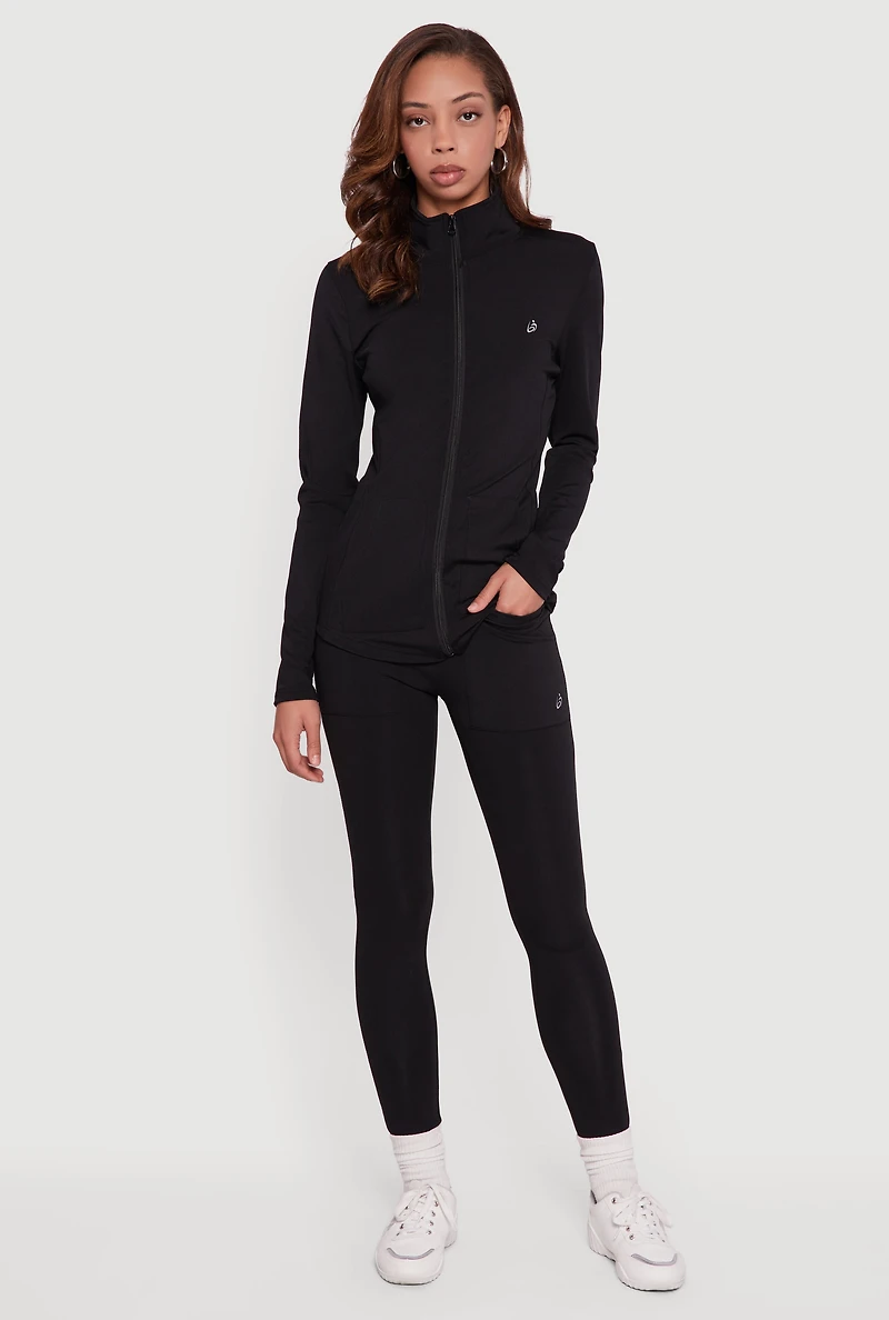 Fold Over Leggings with Pockets